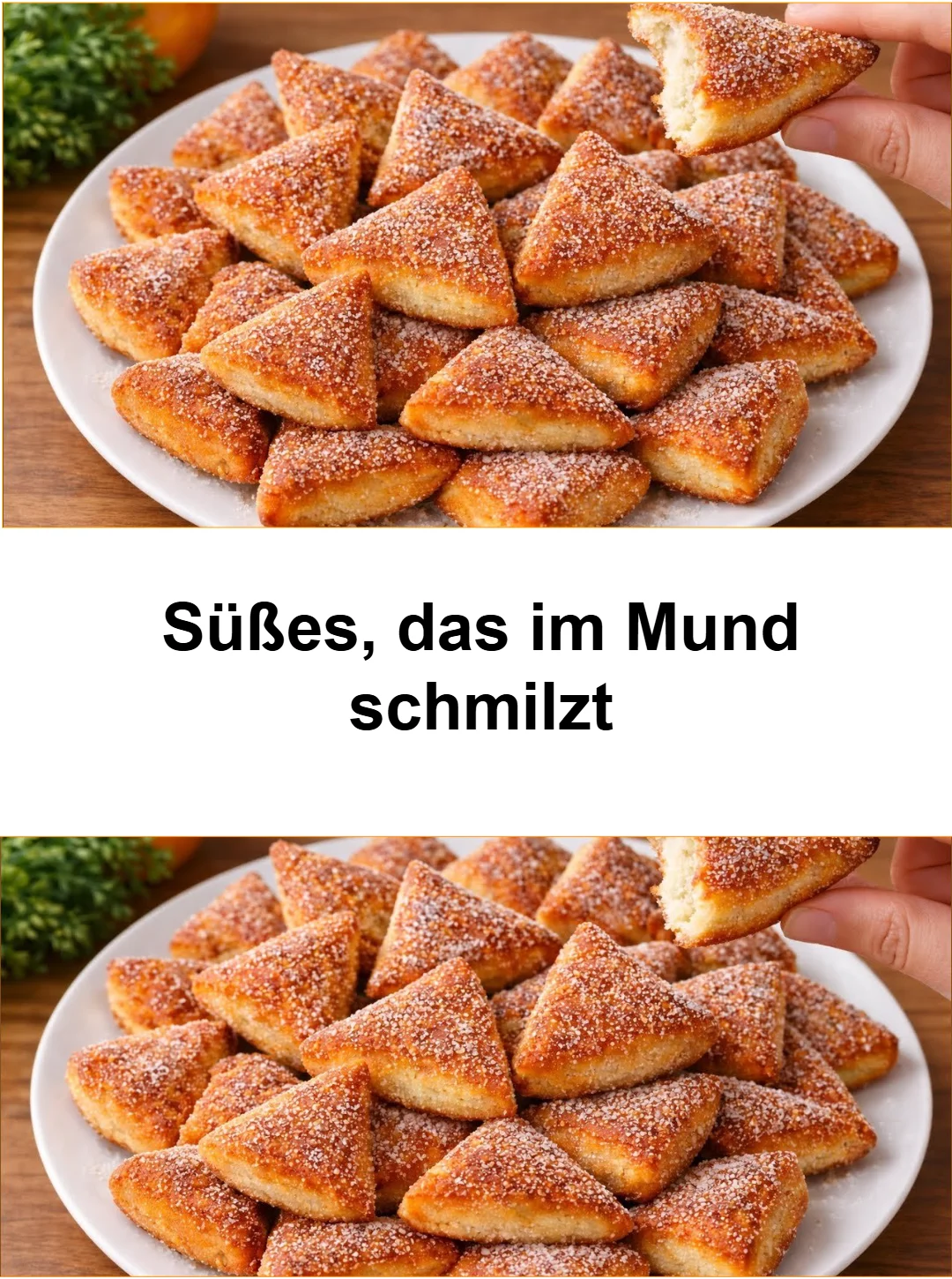 Schmelzende Süßigkeiten, die süß im Mund zergehen.