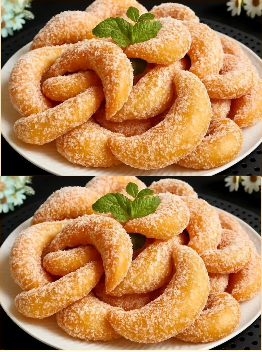Leckere Aprikosenmarmelade-Crescents mit frischer Aprikosenmarmelade