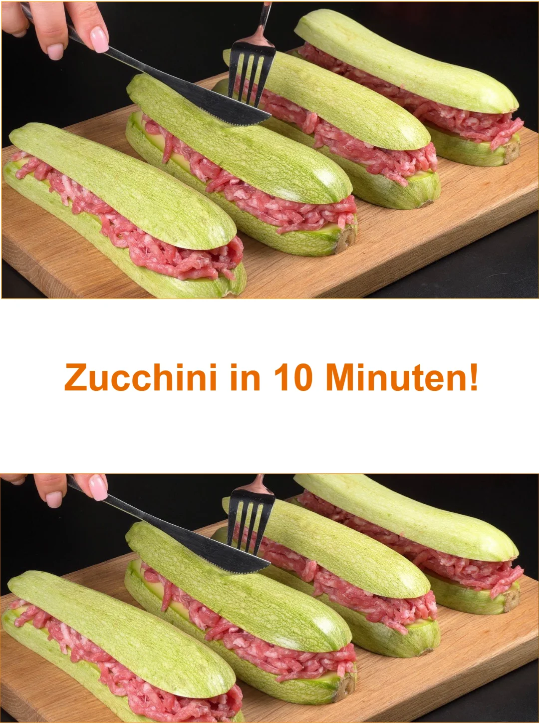 Schnelle Zubereitung von Zucchini in 10 Minuten