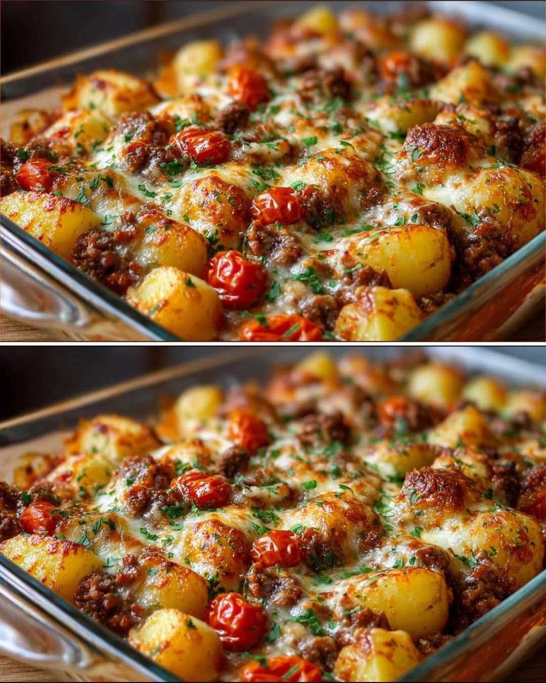 Budgetfreundlicher Kartoffelauflauf mit frischen Zutaten und leckerem Geschmack