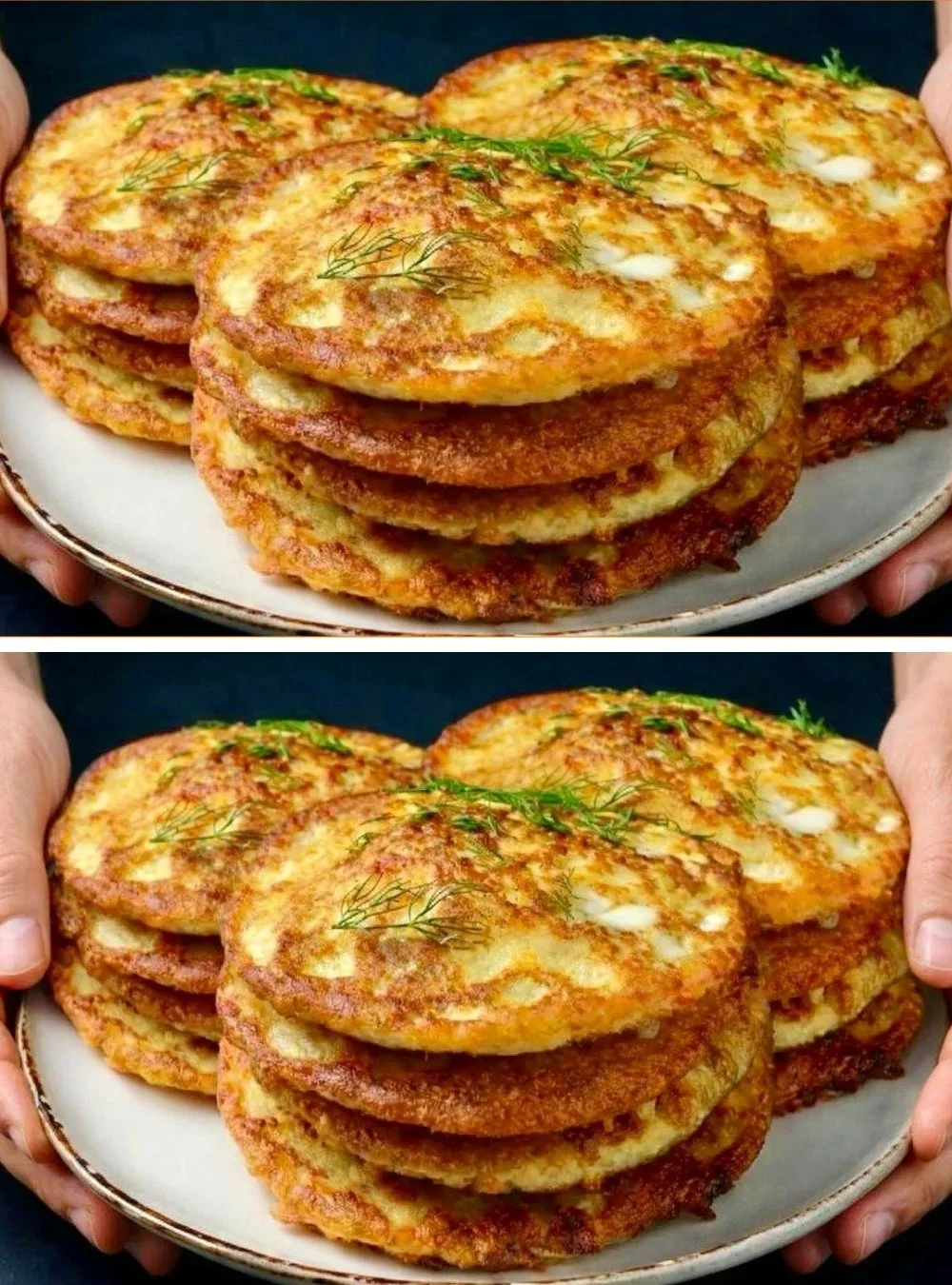 Ein köstlicher Käsekuchen mit Eier- und Kartoffelzubereitung