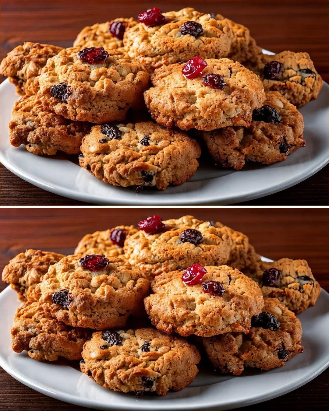 Gesunde, zuckerfreie Galletas de Avena auf einem Tisch serviert.