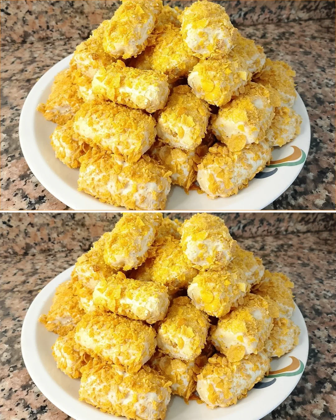 Leckere und knusprige Galletas de Queso auf einem Teller serviert