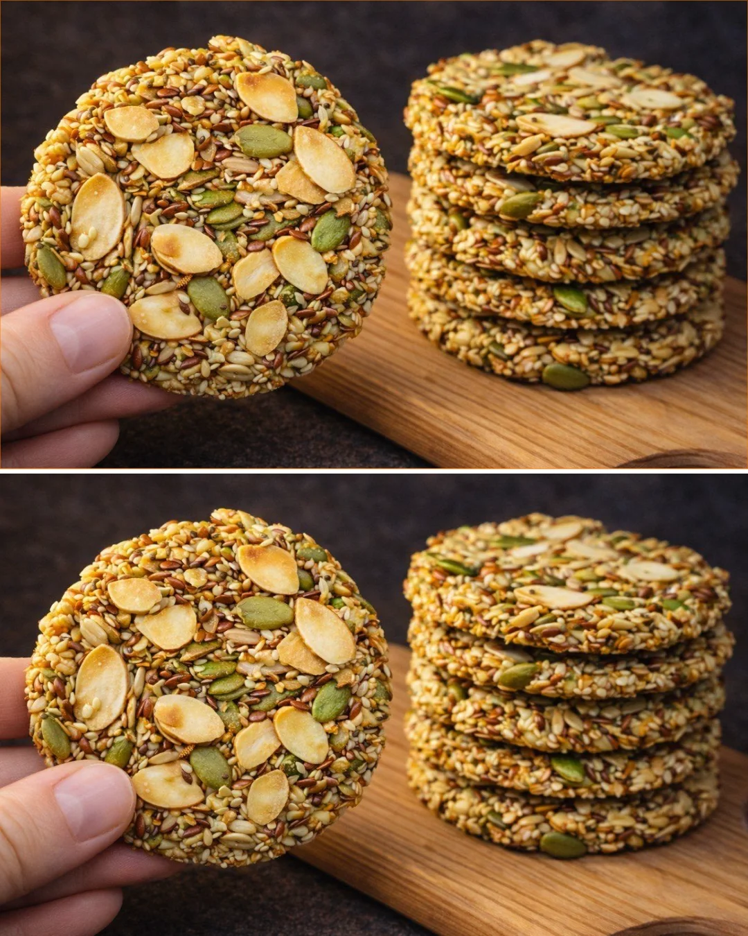 Galletas saladas ohne Zuckerzusatz auf einem Teller präsentiert.