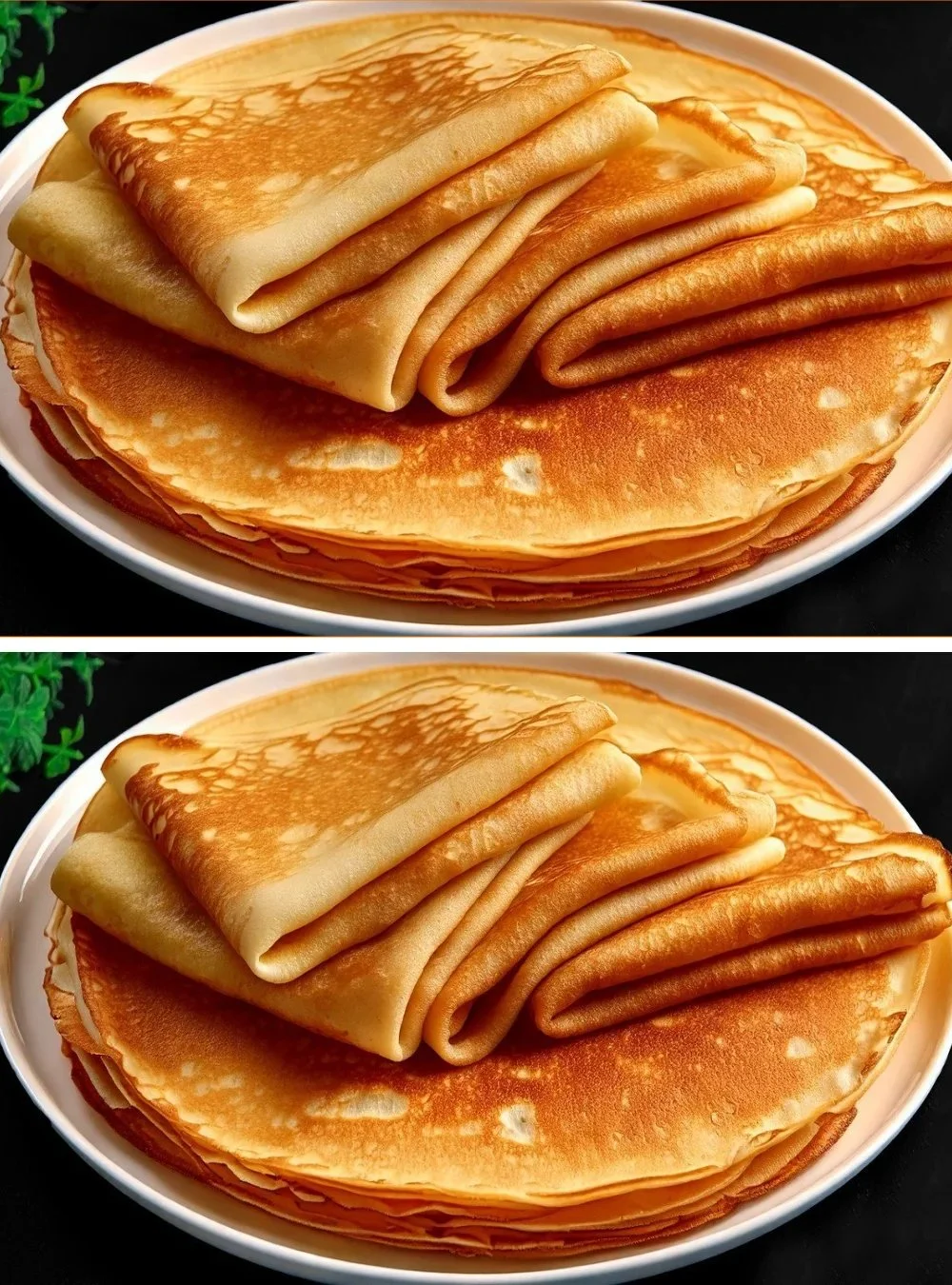 Teller mit frisch zubereiteten Hafer-Pfannkuchen mit ahornsirup.
