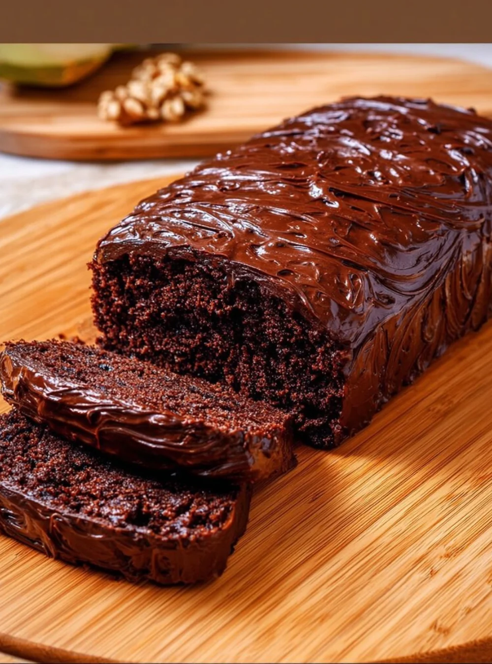 Hafer- und Kakaokuchen mit gesunden Zutaten und köstlichem Geschmack.