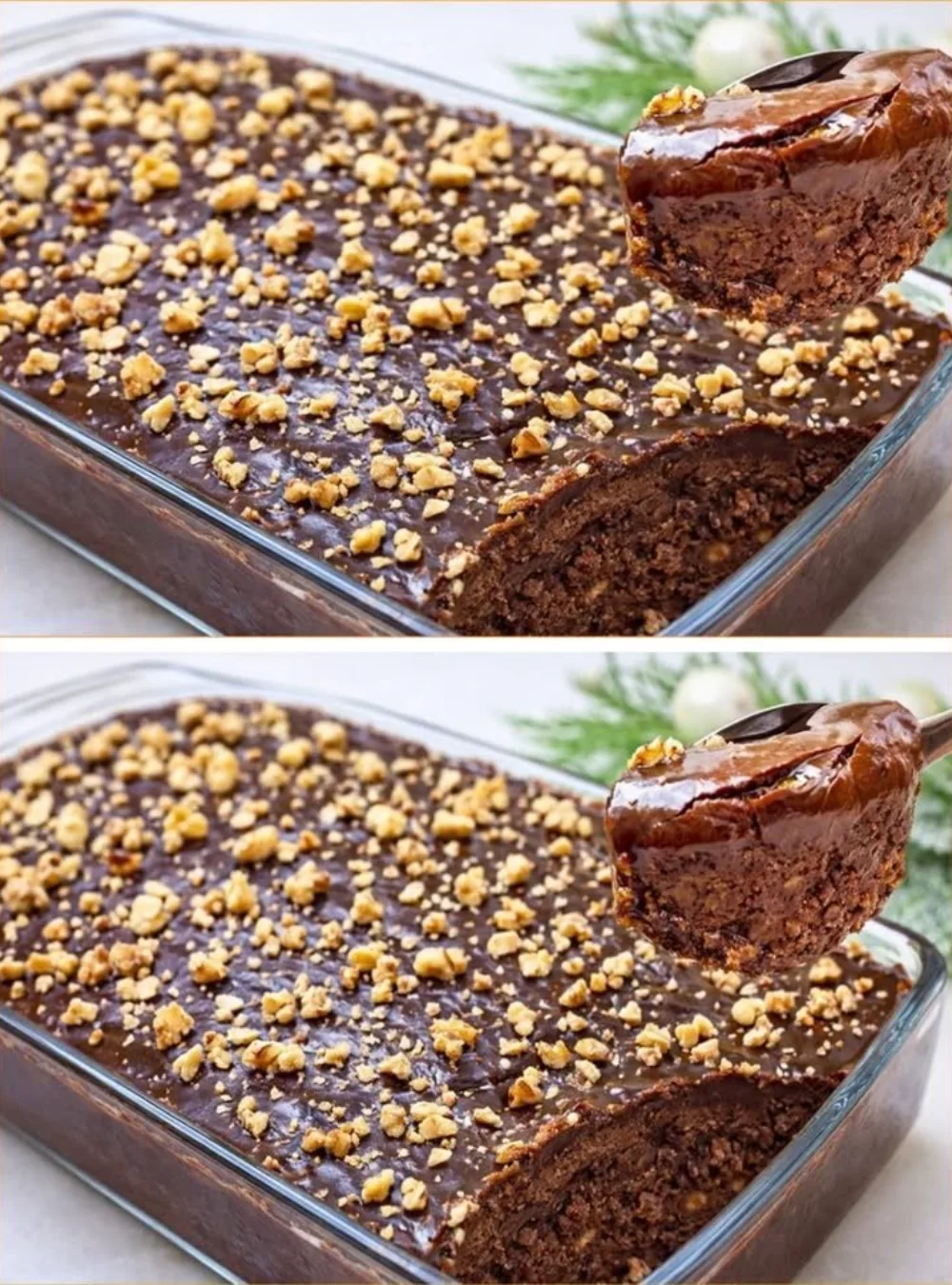 Leichte Brownies mit Schokolade und köstlichen Toppings