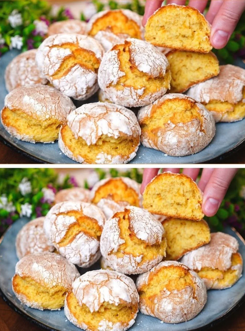 Leckere selbstgemachte Orange Kekse, fertig in nur 10 Minuten