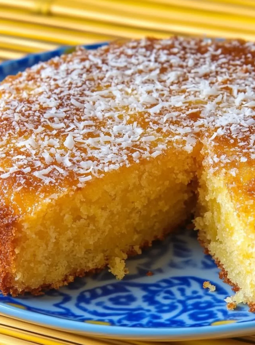 Saftiger Orangenkuchen mit frischen Zutaten und schönem Aroma
