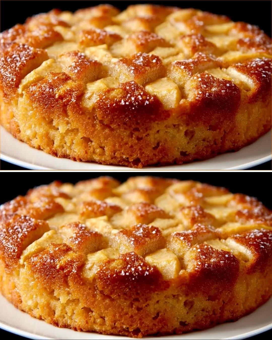 Köstlicher deutscher Pastel de Manzana mit Äpfeln und Zimt