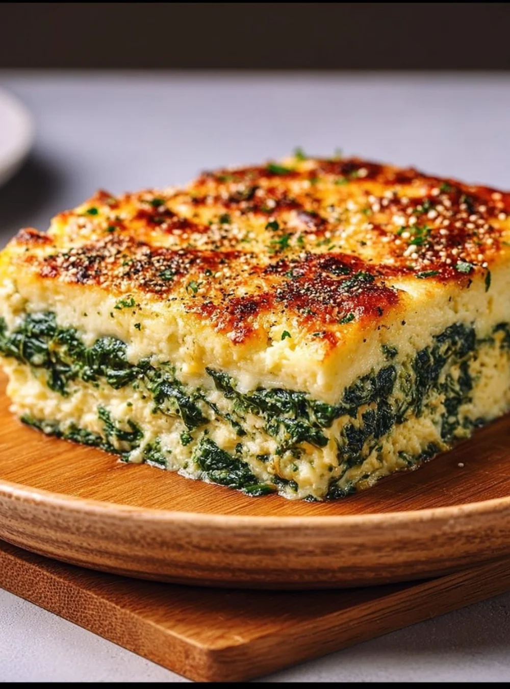 Gerichte mit Spinaten im Ofen zubereitet, gesund und lecker.