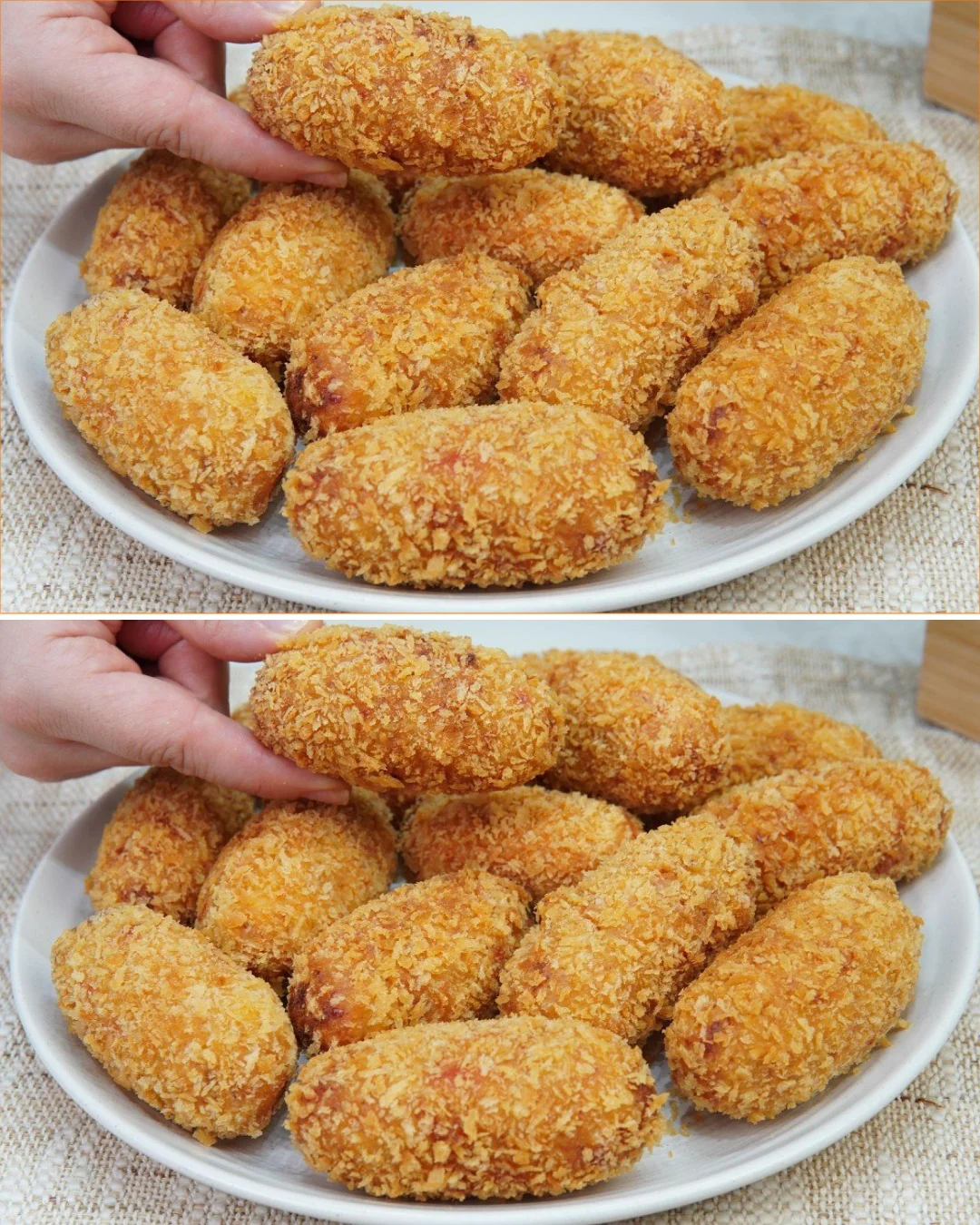 Submarinos de Pollo Crujiente mit knusprigem Hähnchen und frischem Brot