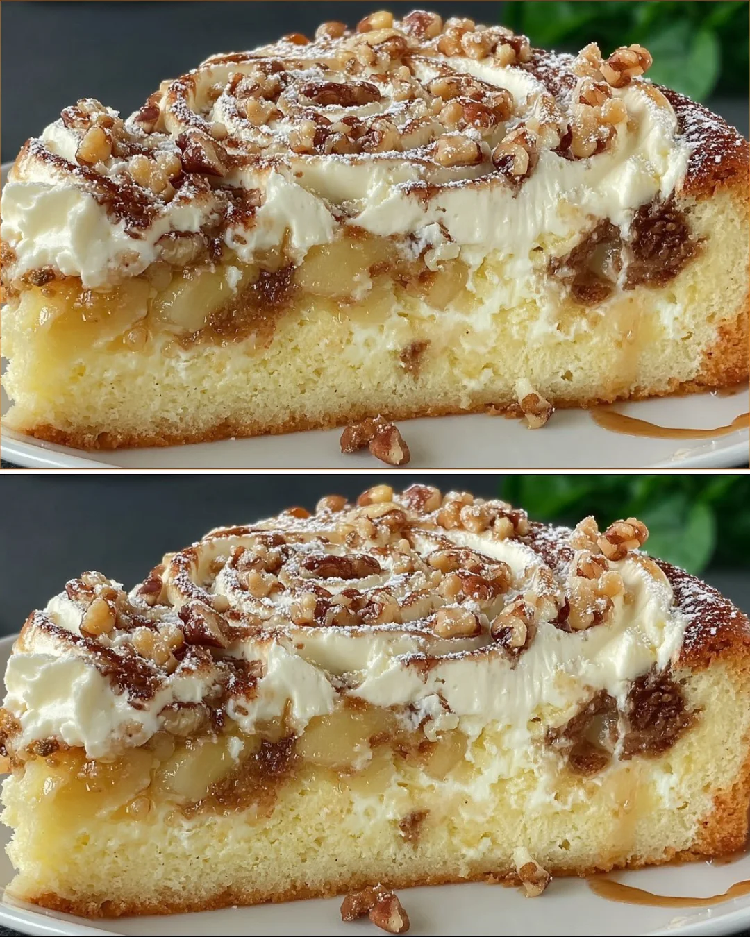 Tarta de Queso de Manzana alemana von der Abuela, lecker und cremig