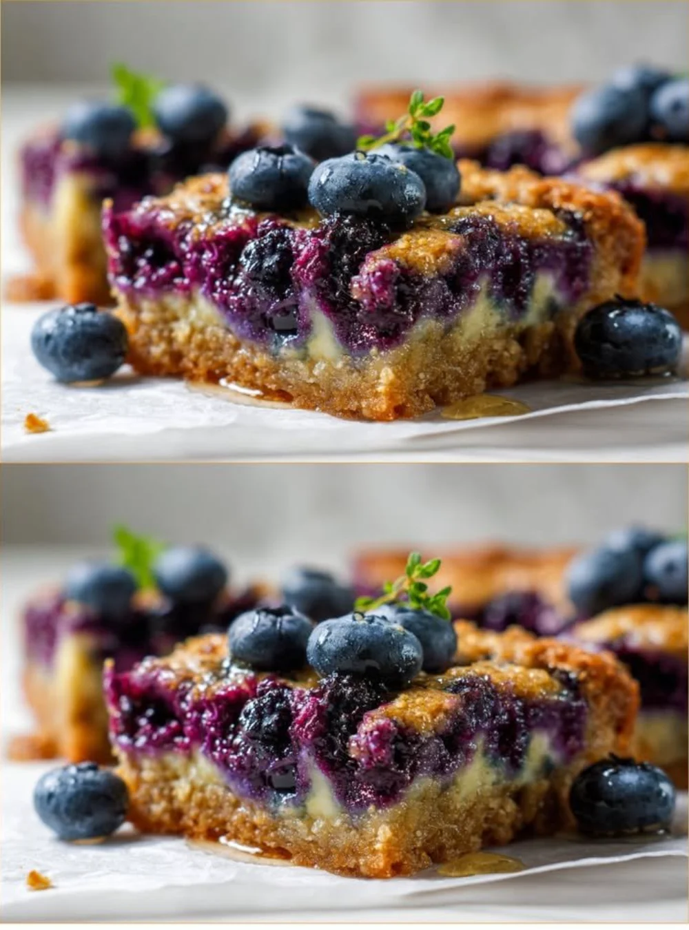Cremiger griechischer Joghurt mit Heidelbeeren und Zimt