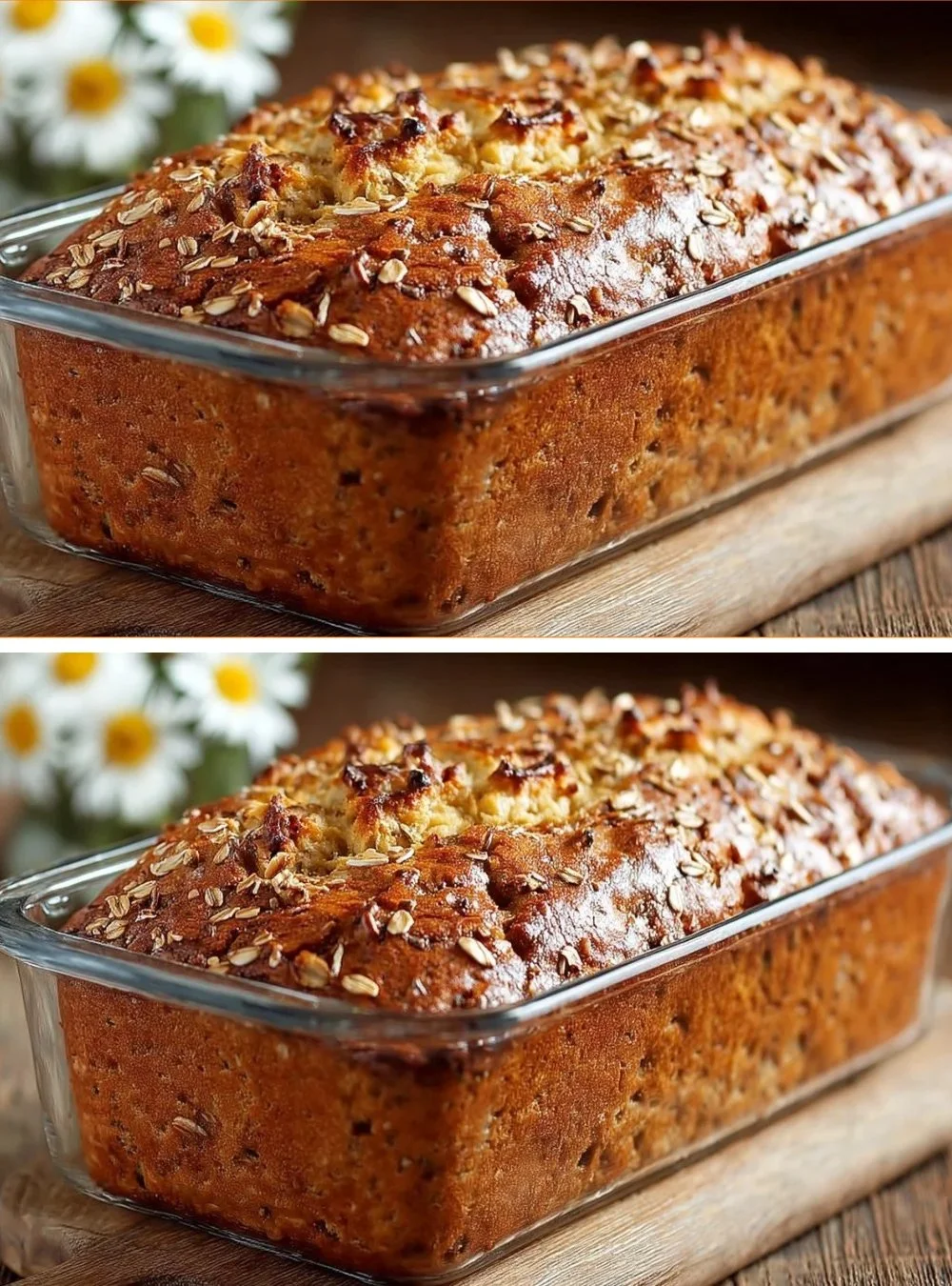 Zuckerfreier Haferkuchen mit Oats und natürlichen Zutaten