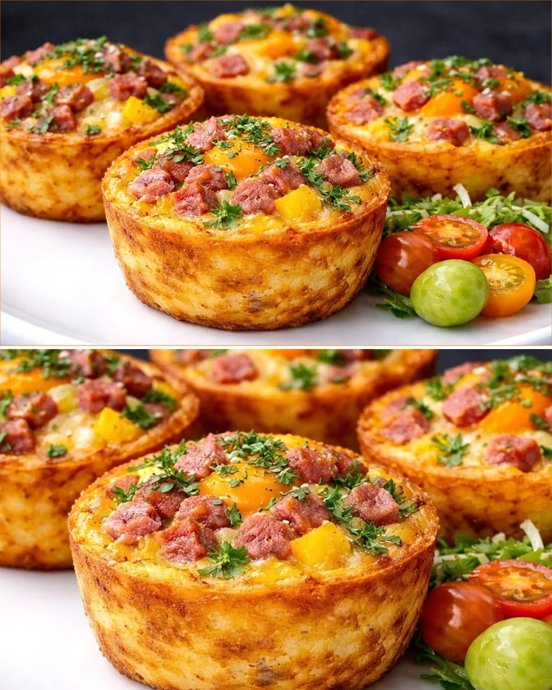Deliziosa Käse-Brotbecher für ein schnelles 5-Minuten-Frühstücksrezept