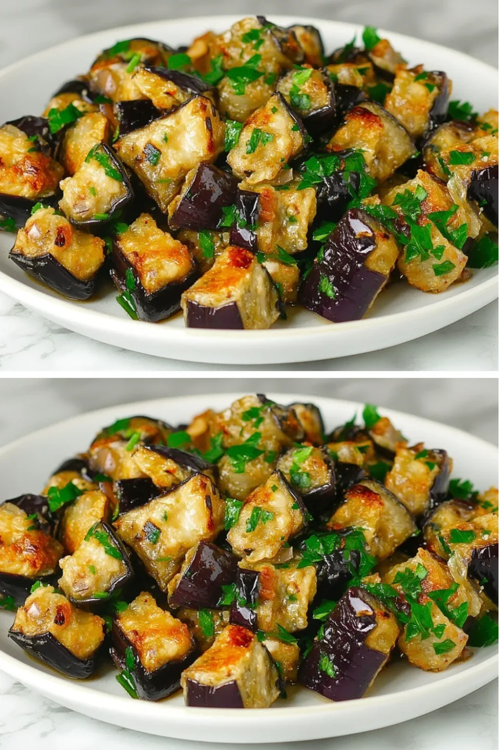 Leckere Aubergine in appetitlicher Präsentation für kreative Gerichte