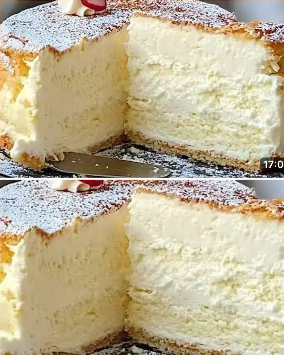 Gebackener Apfelkuchen auf einem Teller mit Äpfeln und Zimt