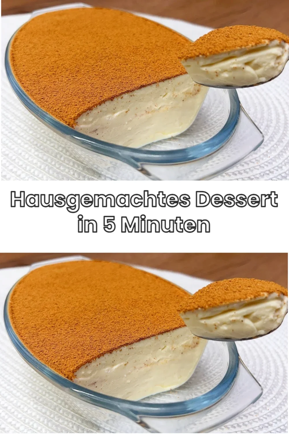 Schnelles hausgemachtes Dessert Rezept in 5 Minuten