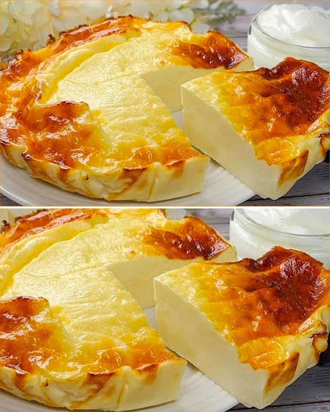 Saftiger Joghurtkuchen ohne Mehl und Zucker - gesundes Rezept