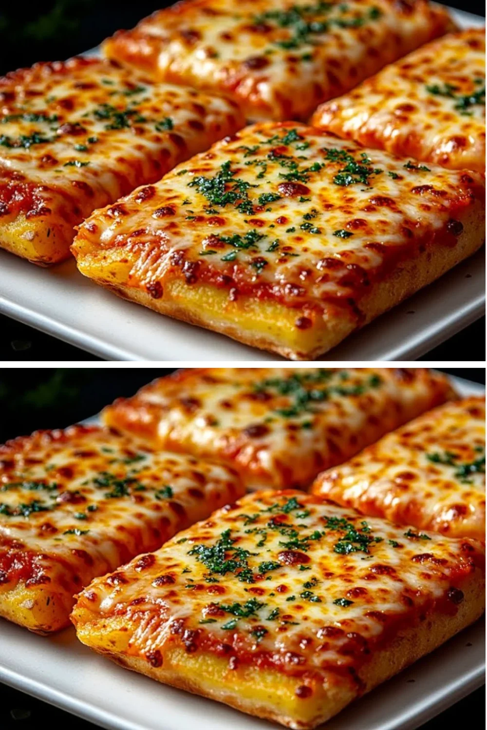 Leckere Kartoffel-Pizza mit knusprigem Boden und frischen Zutaten