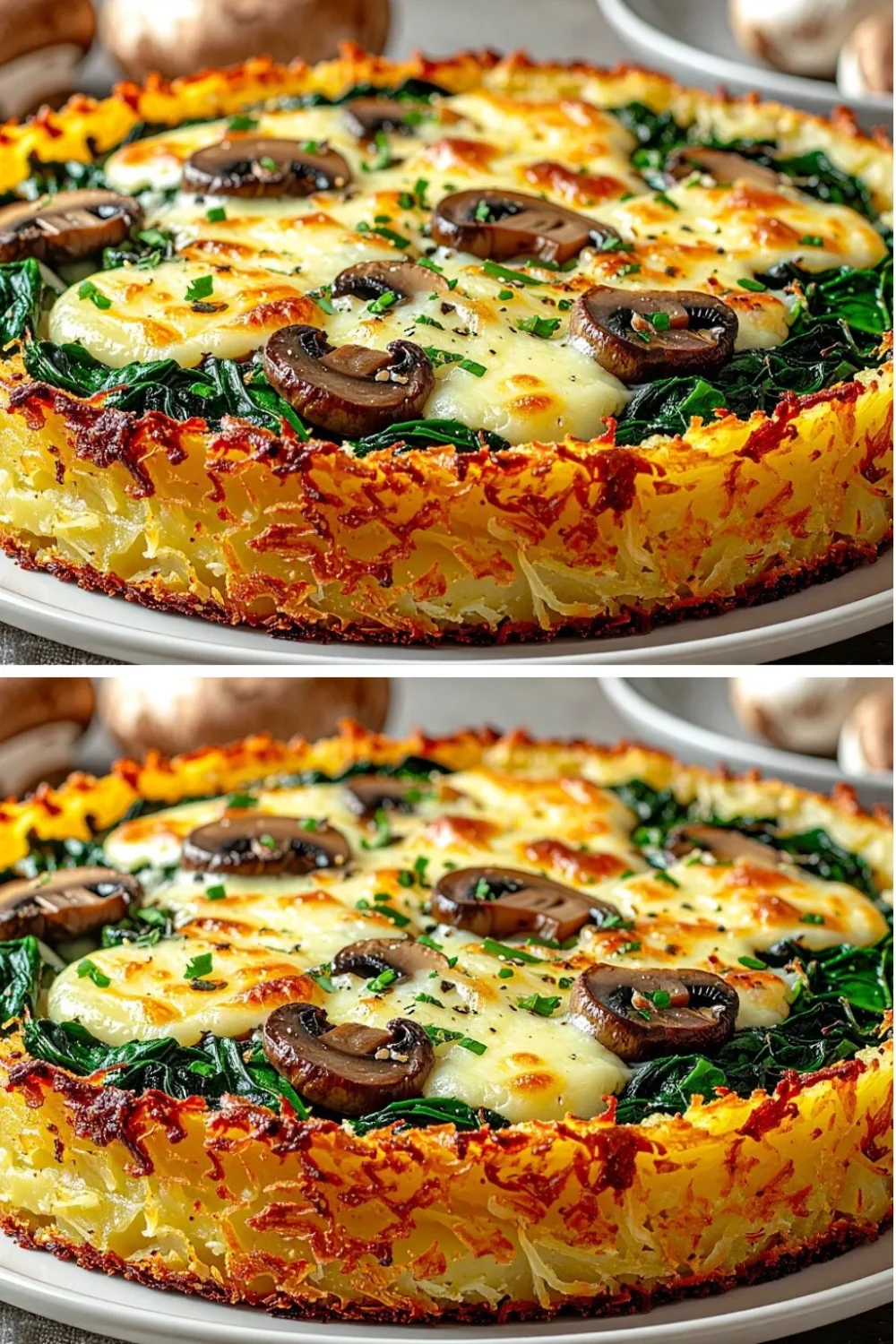 Leckerer Kartoffelauflauf mit Käse und frischen Kräutern