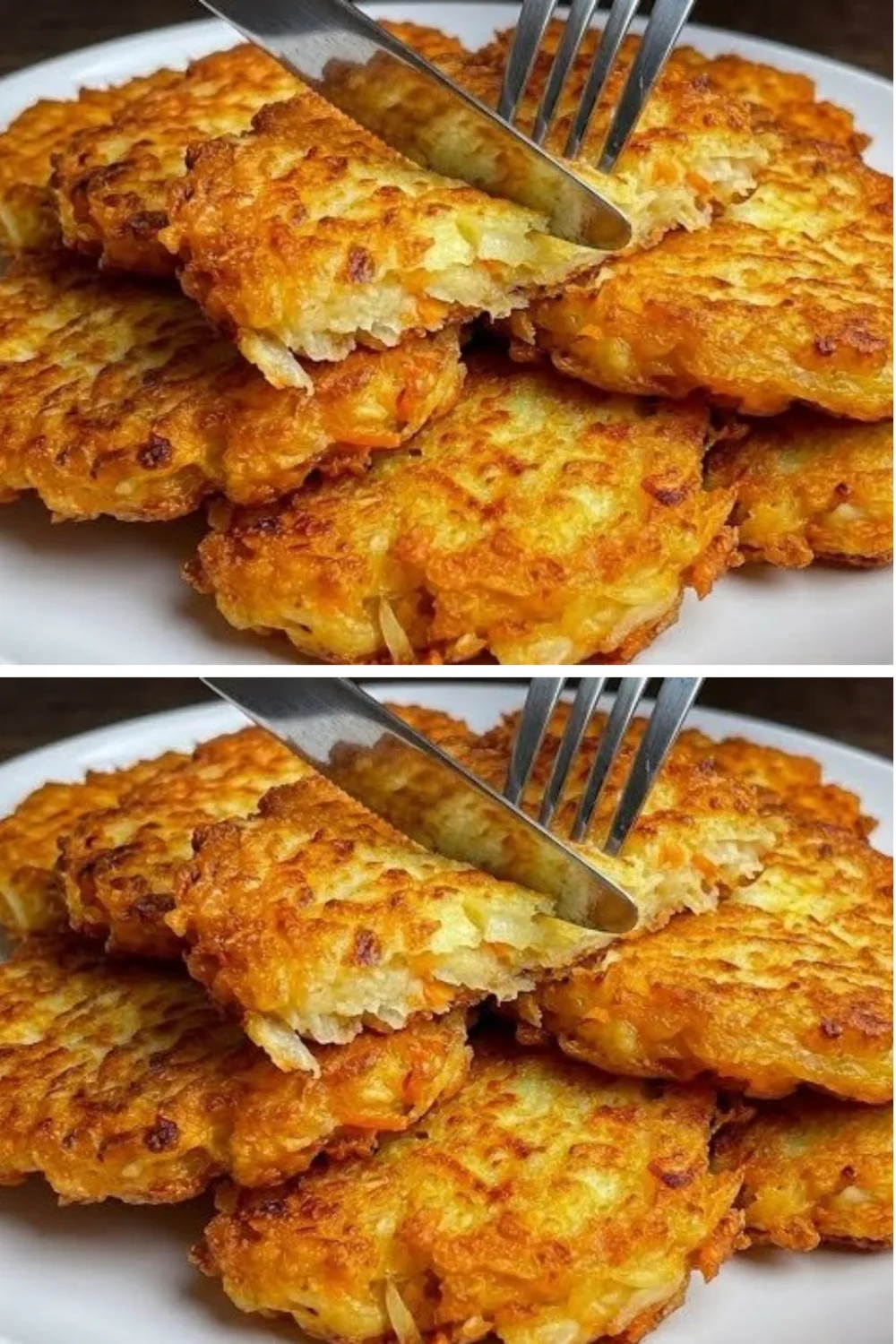 Kohl-Patties mit Joghurt-Dill-Sauce auf einem Teller serviert