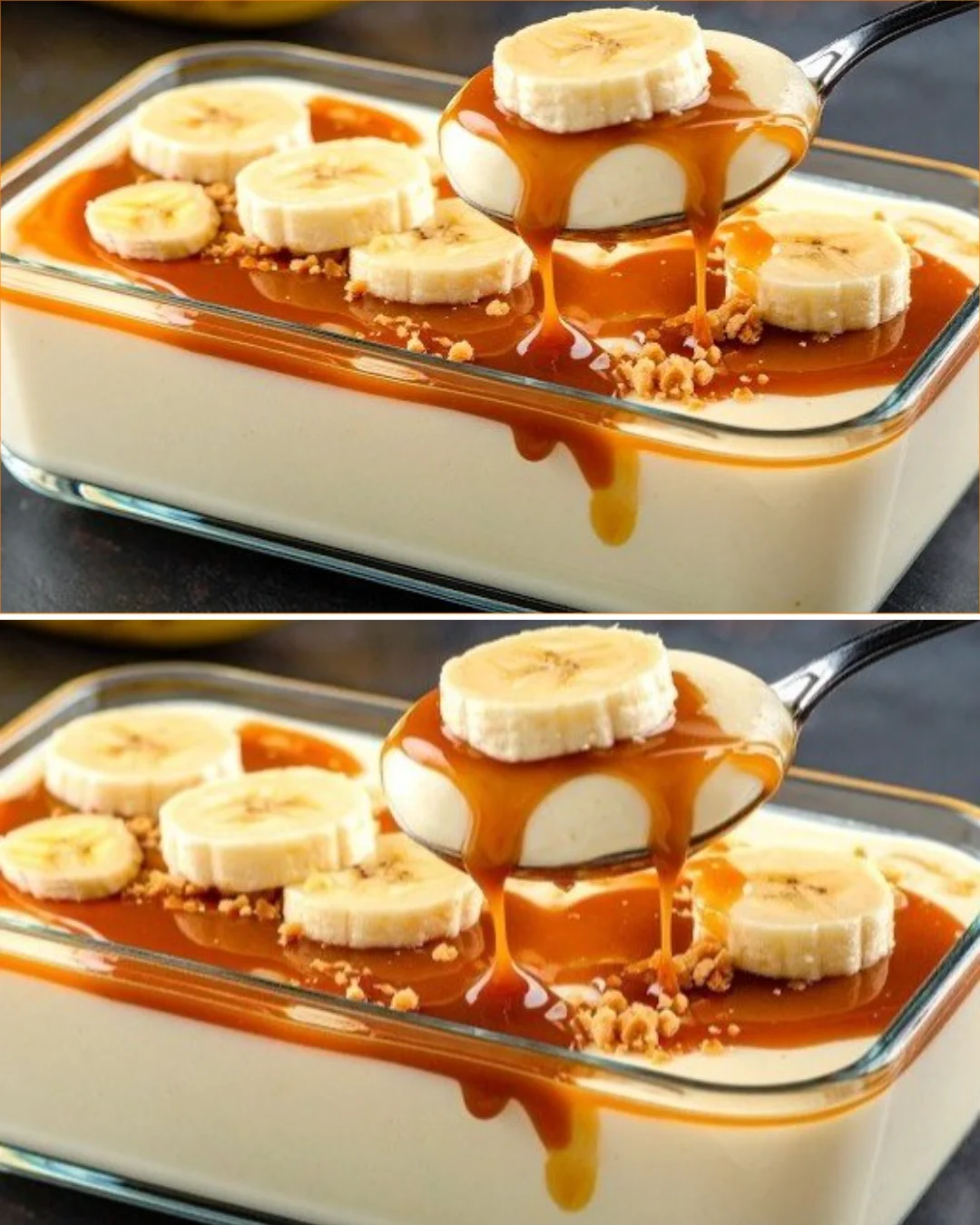 Cremiges Milch-Bananen-Dessert, einfach und lecker zubereitet in Minuten