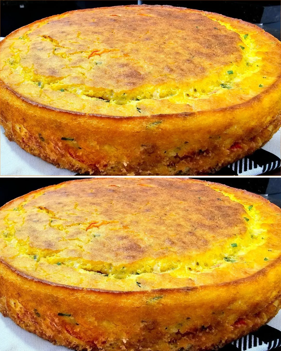 Herzhafter Gewürzkuchen ohne Mehl mit Gewürzen und Dekoration