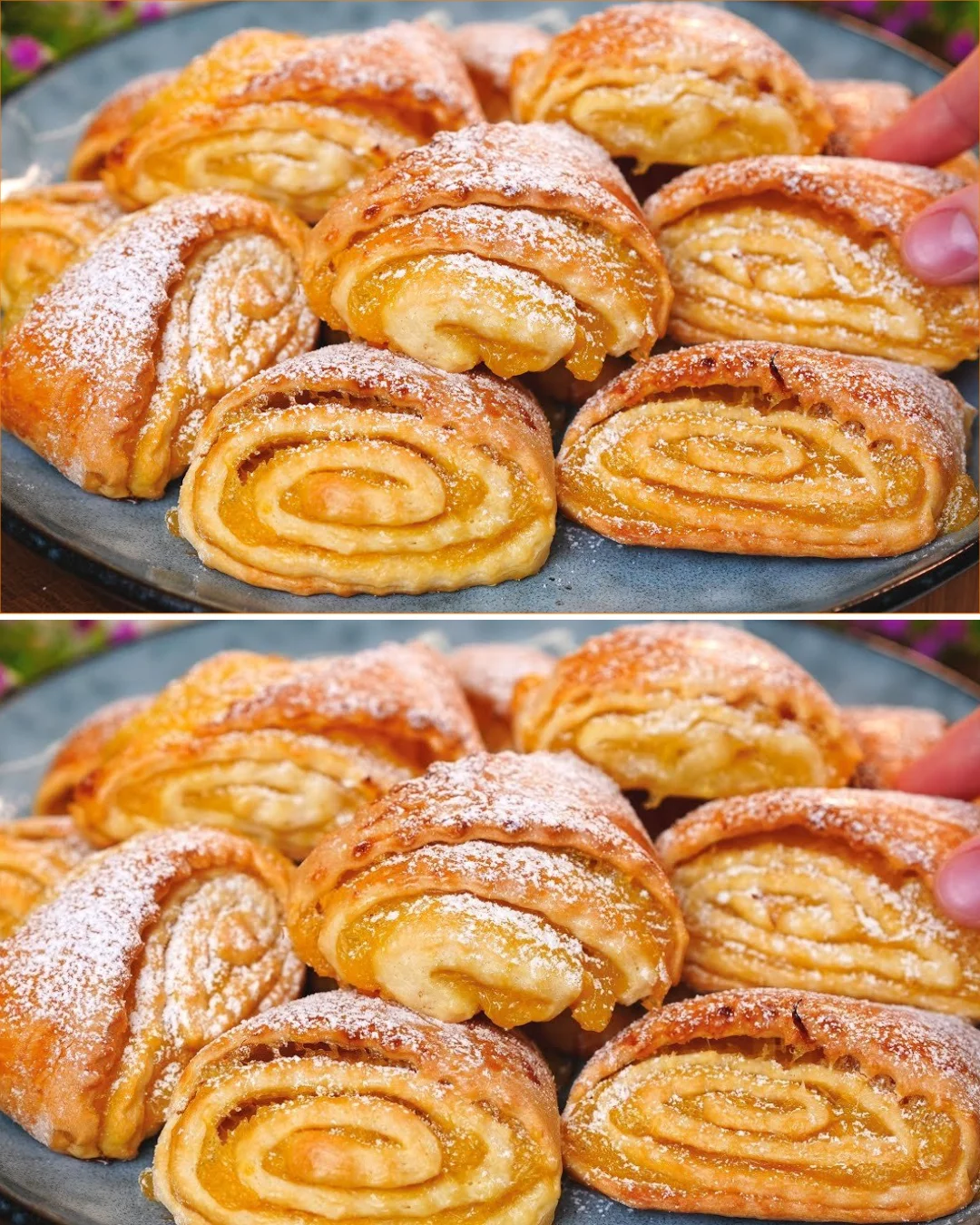 Schnelle Orangenplätzchen gebacken in 10 Minuten mit frischen Zutaten