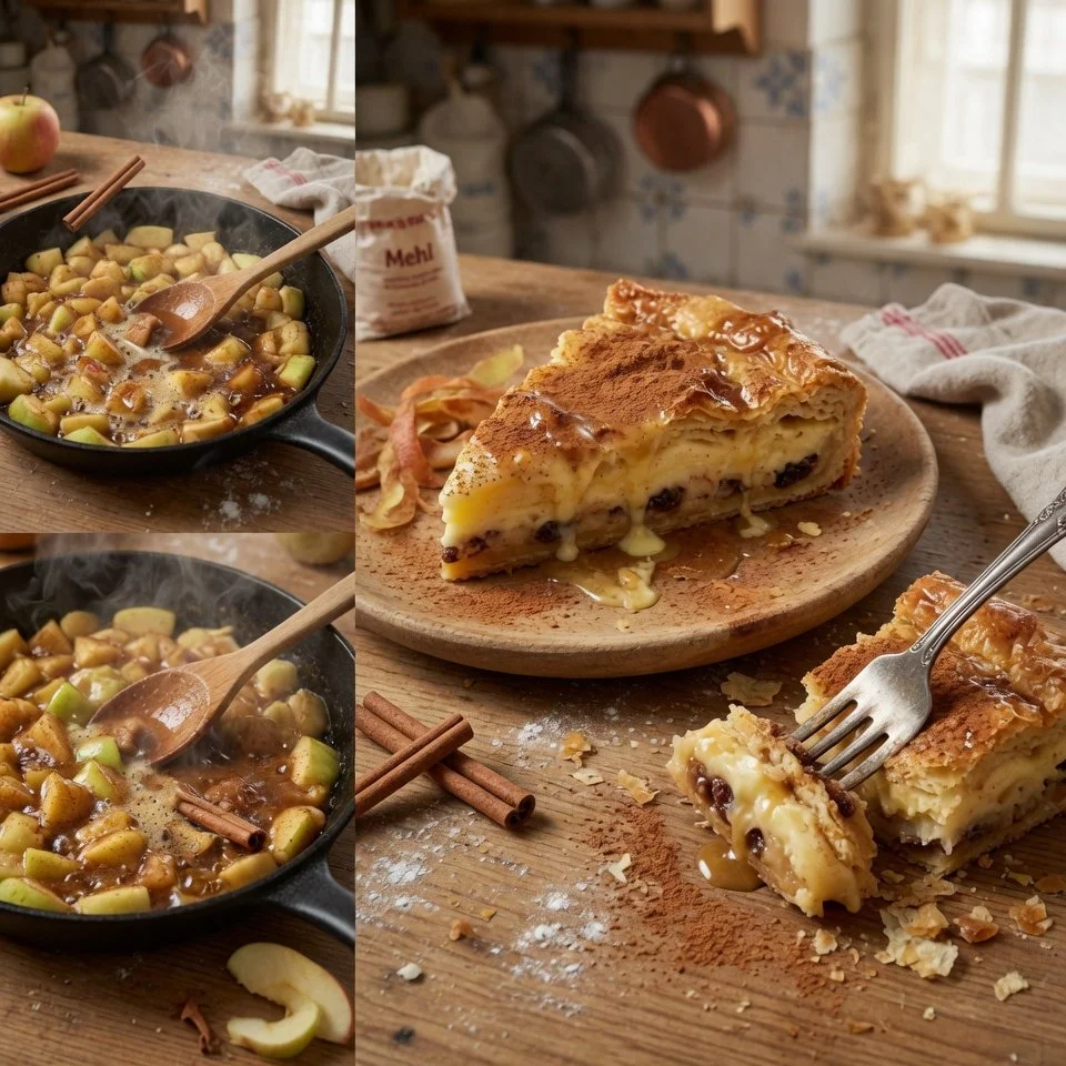 Saftiger Apfel-Zimt Topfen Traum – köstliches Rezept ohne Backen