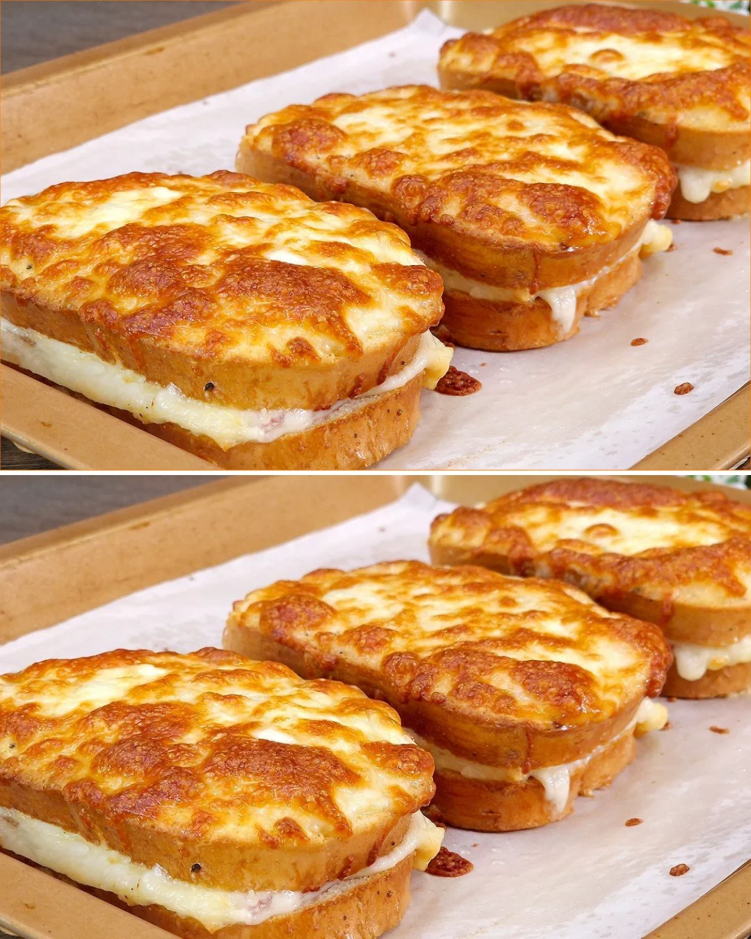 Leckeres und schnelles Frühstückssandwich mit frischen Zutaten