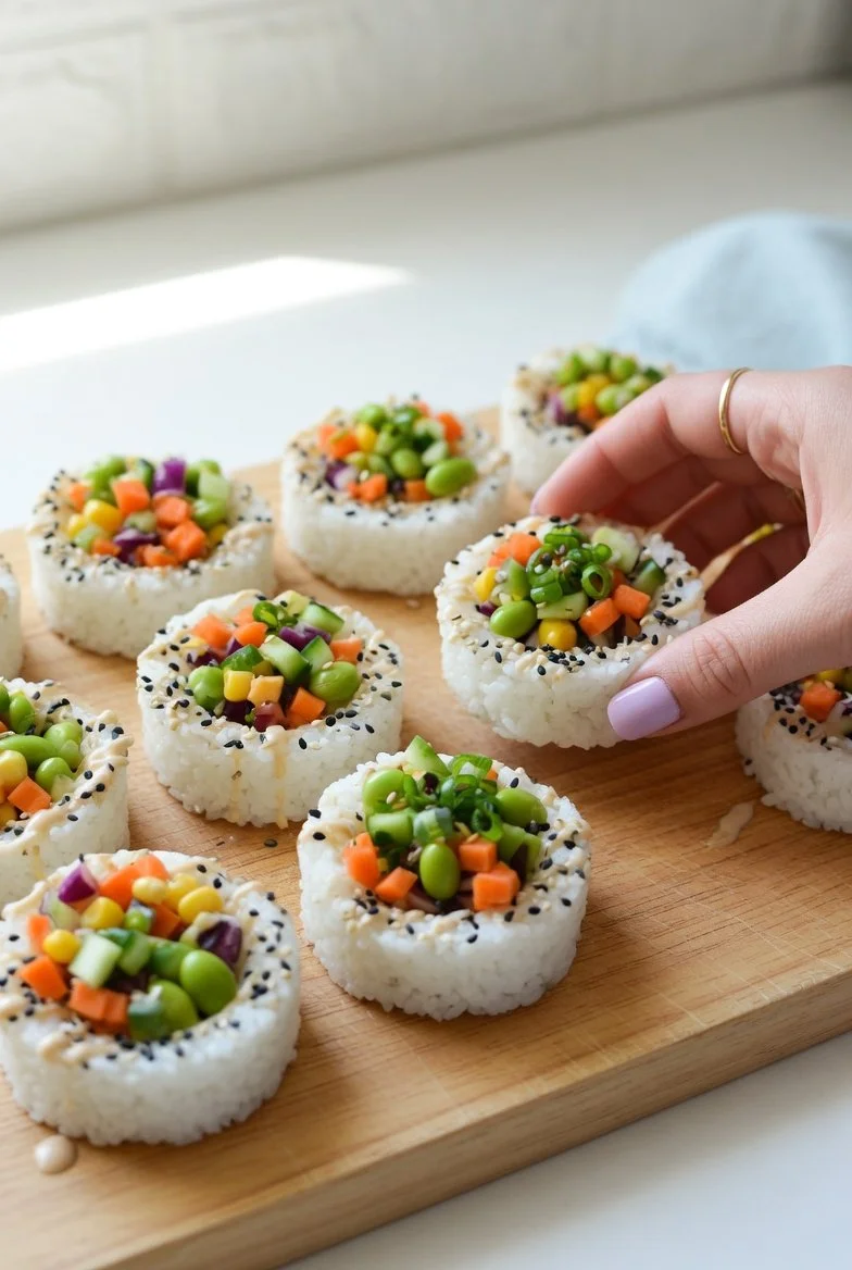 Leckere Sushi-Cups, die schnell und einfach zubereitet werden können