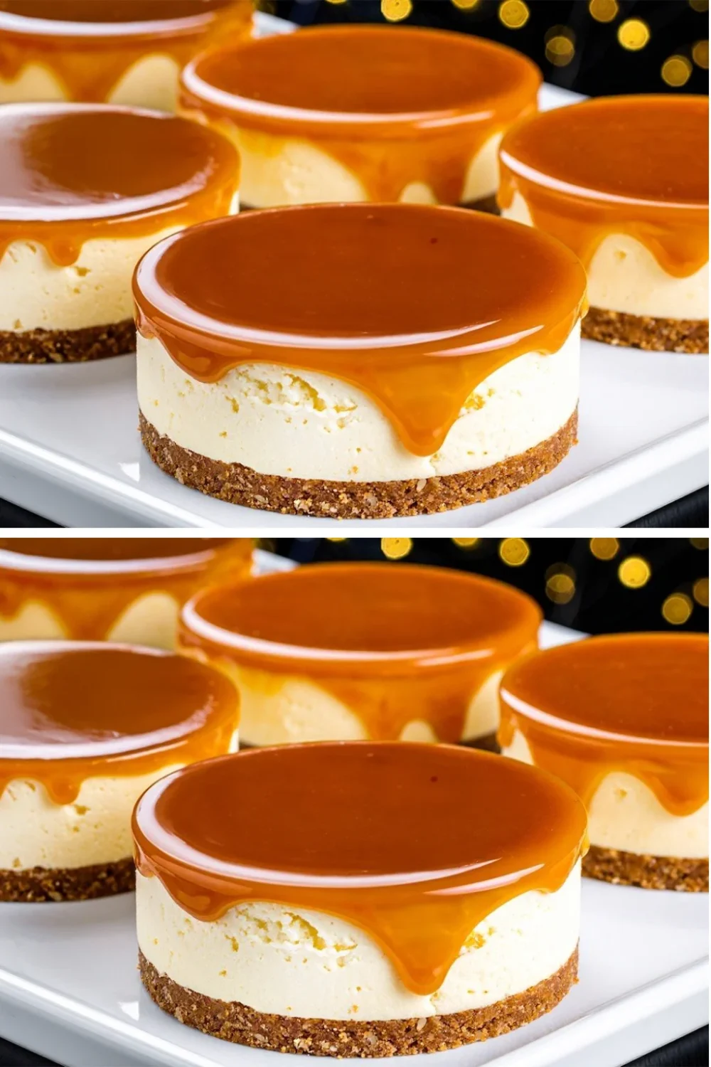 Perfekter Karamell-Käsekuchen mit cremiger Füllung und köstlichem Topping