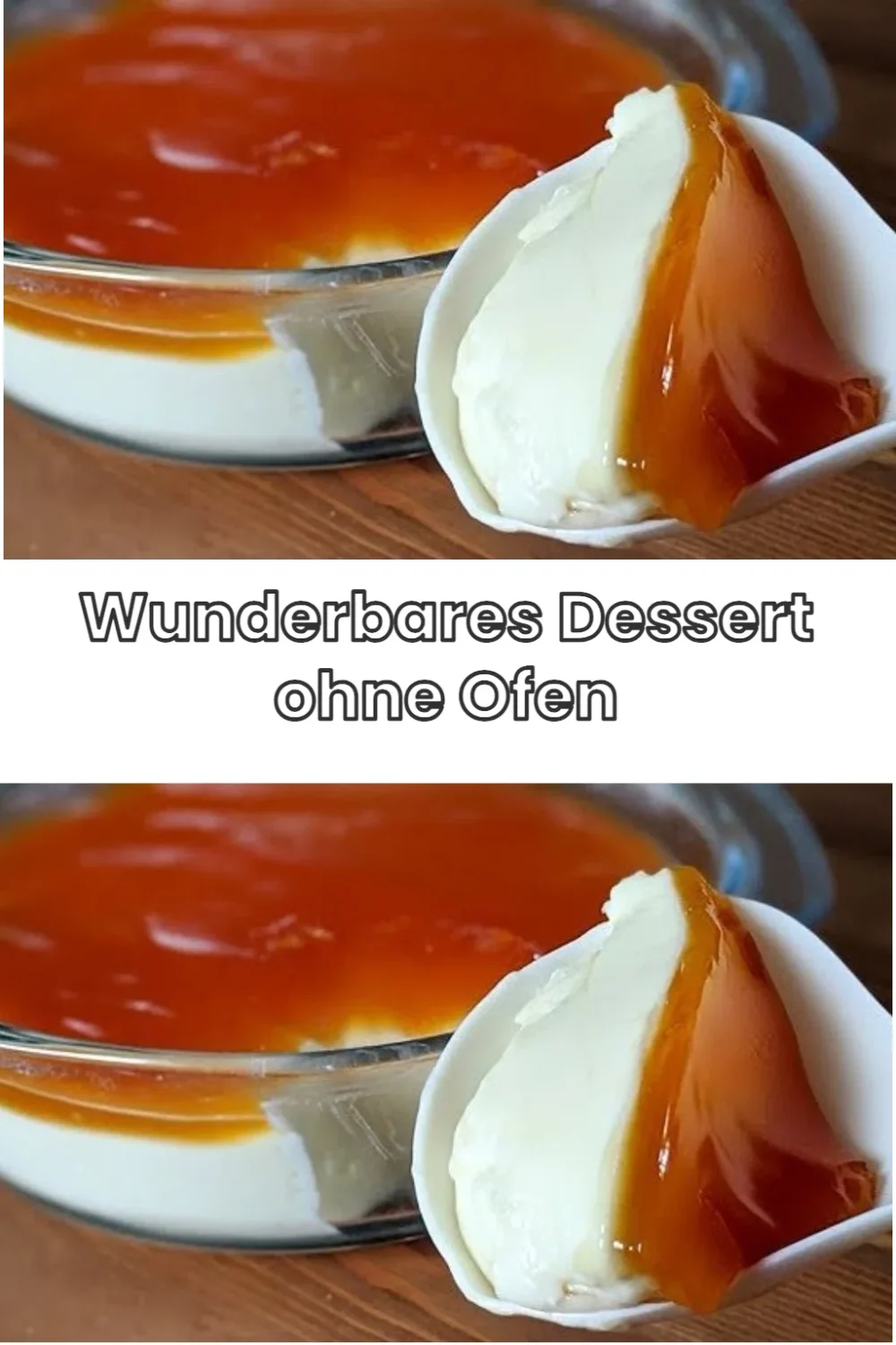 Leckeres und kreatives Dessert ohne Ofen auf einem eleganten Teller