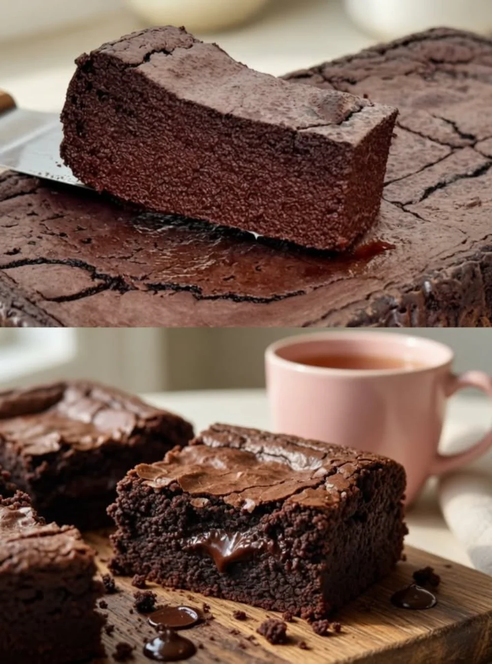 Apfelkakao-Dessert ohne Mehl und Zucker für gesundes Abnehmen