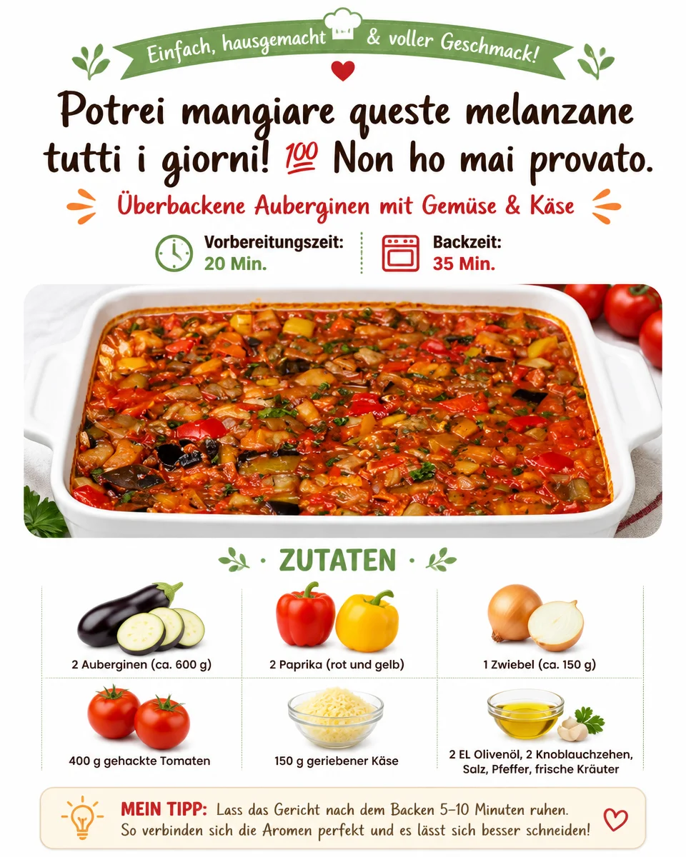 Leckeres Auberginen-Rezept, schnell zubereitet für gesunde Mahlzeiten.