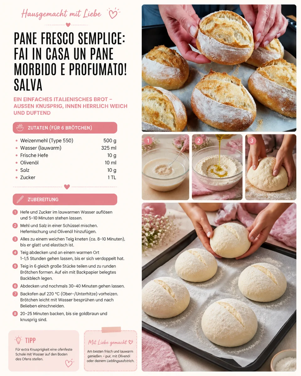 Selbstgebackenes, duftendes Brot auf einem rustikalen Holzbrett.