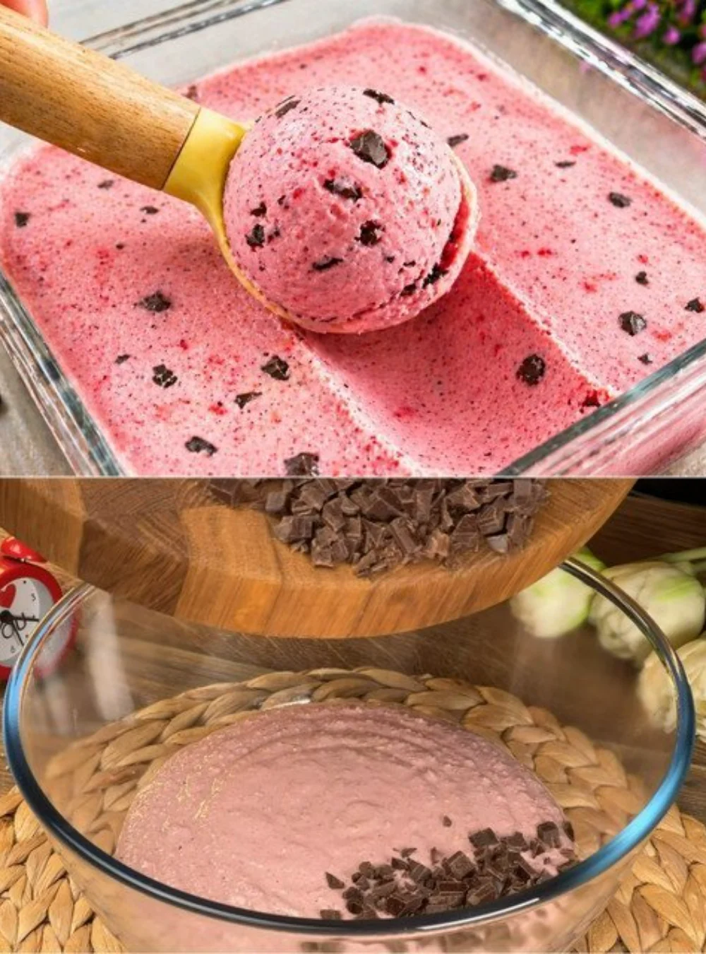 Gesundes Hafer-Eis Rezept: Zuckerfrei und schnell zubereitet.