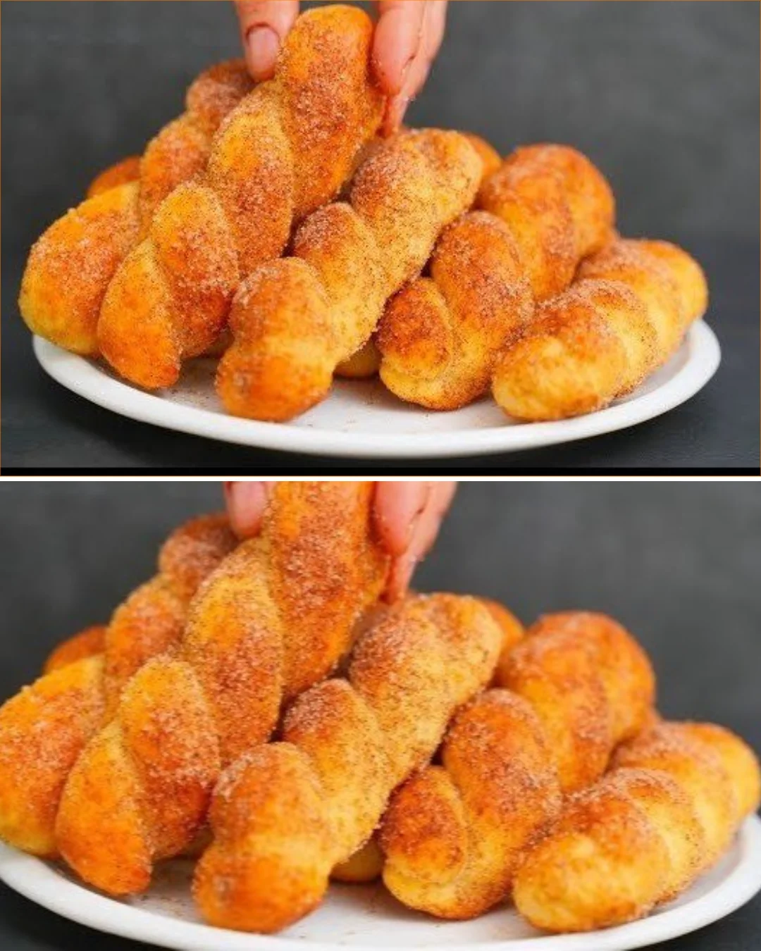 Leckere selbstgemachte Hüttenkäse Brötchen auf einem Tisch