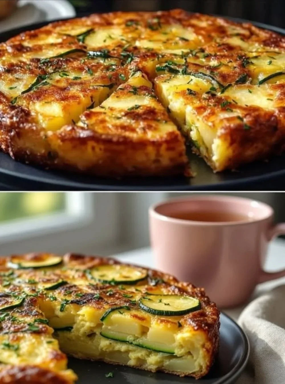 Kartoffel-Zucchini-Auflauf zubereitet in 30 Minuten mit frischen Zutaten