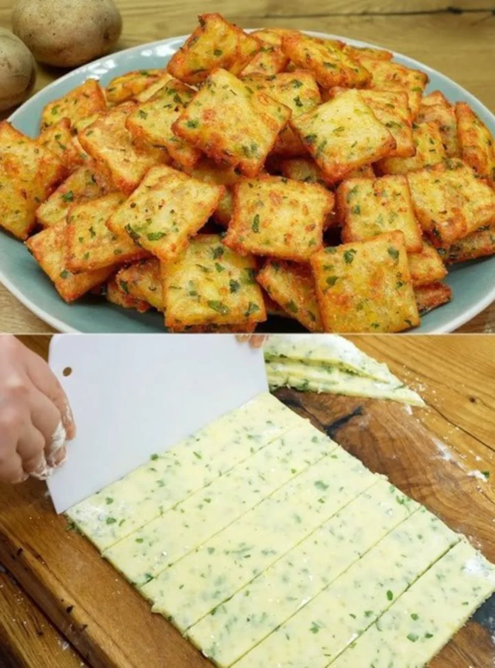 Knusprige Kartoffelwürfel aus 3 Zutaten, schnell und einfach zubereitet