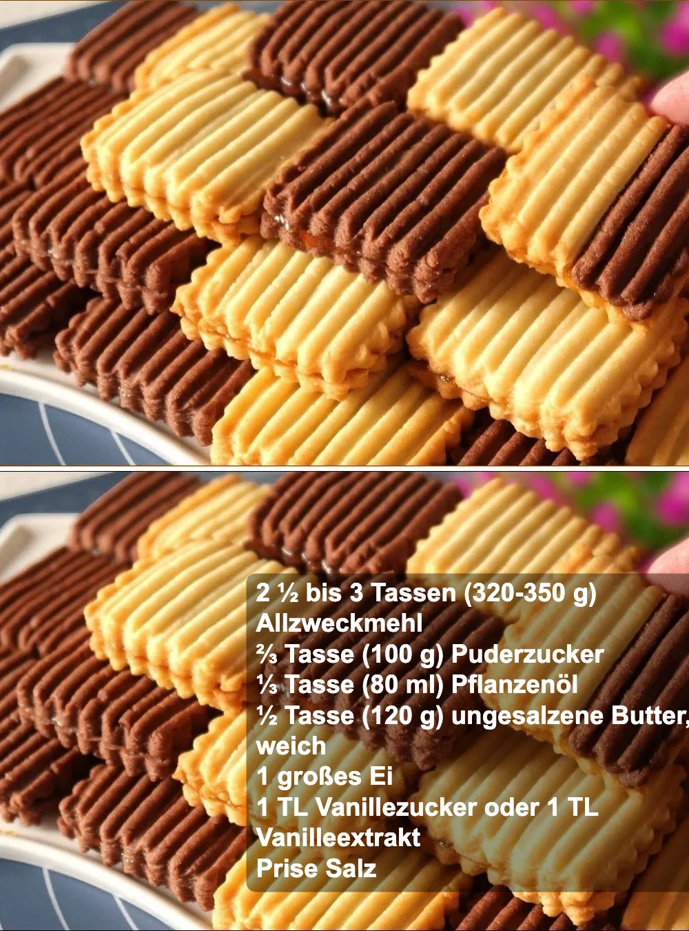 Leckere Kekse mit Marmelade auf einem Teller
