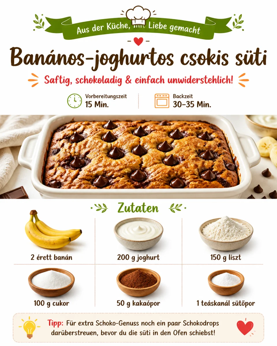 Schnelle Bananen-Joghurt-Schoko-Kekse frisch gebacken auf einem Teller