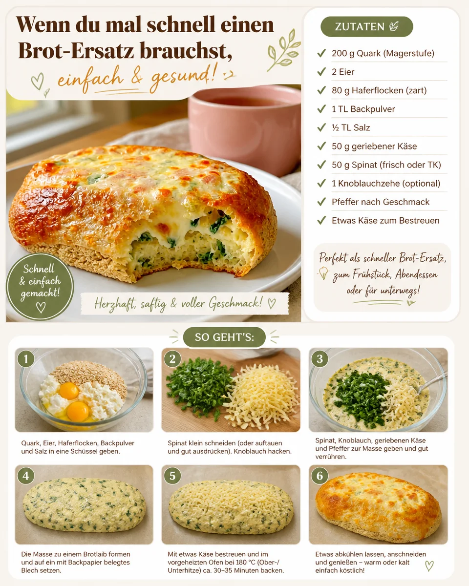 Schnelle, gesunde Low-Carb Brot-Ersatz Rezepte in 5 Minuten ohne Mehl