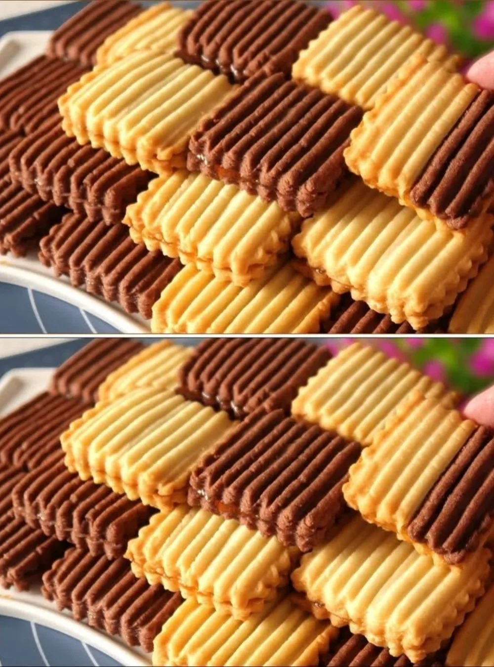 Schnelle Kekse frisch aus dem Ofen, ideal für schnelle Snacks oder Desserts