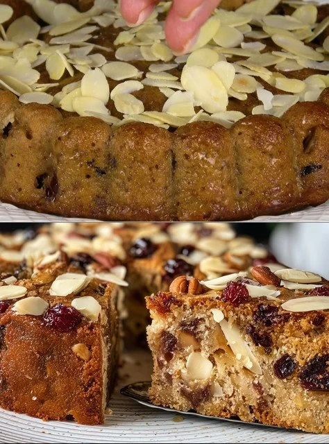Schnelles Haferkuchen-Rezept mit Joghurt, Apfel und Banane auf einem Teller