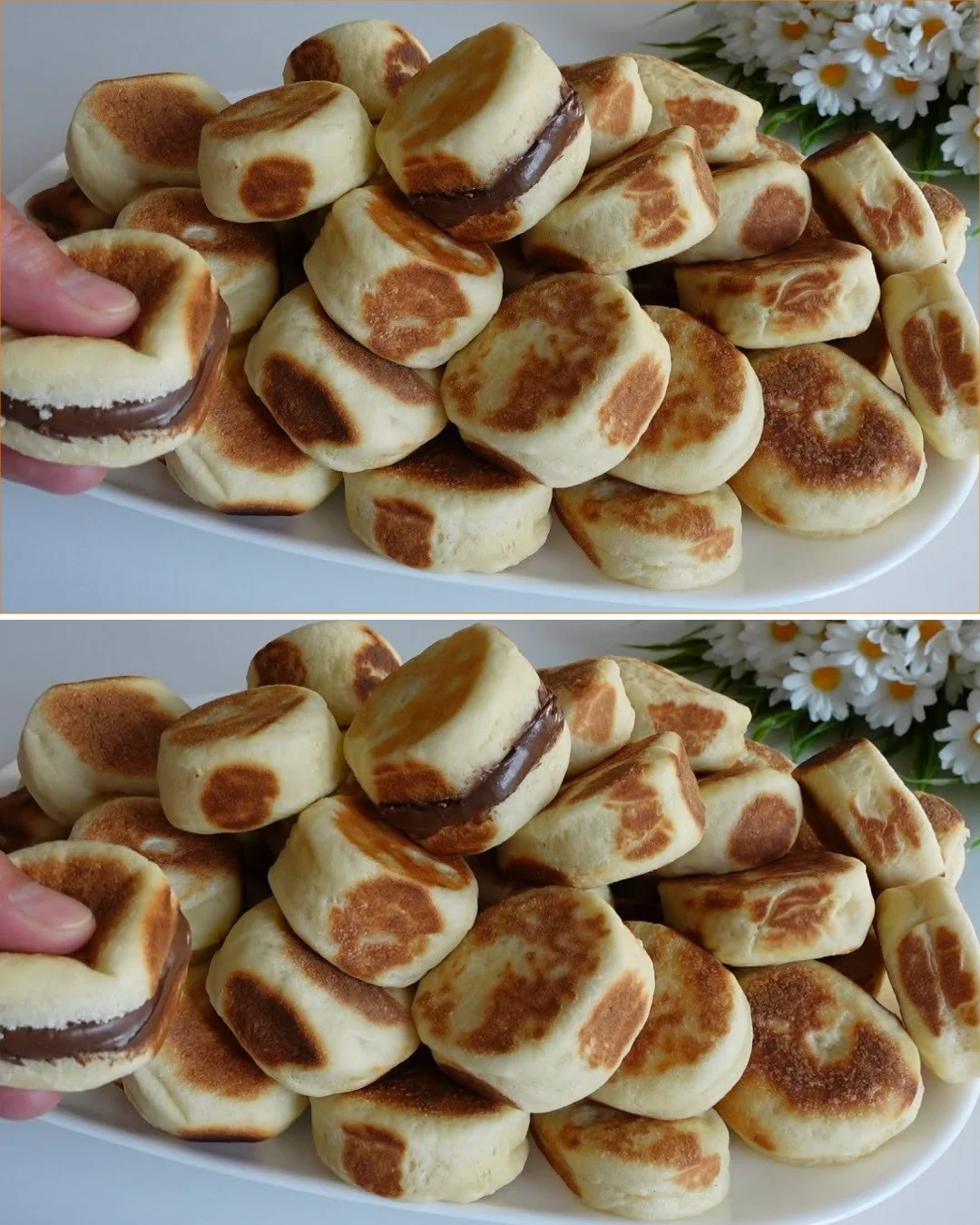 Schnelles, weiches Brot frisch für das Frühstück gebacken