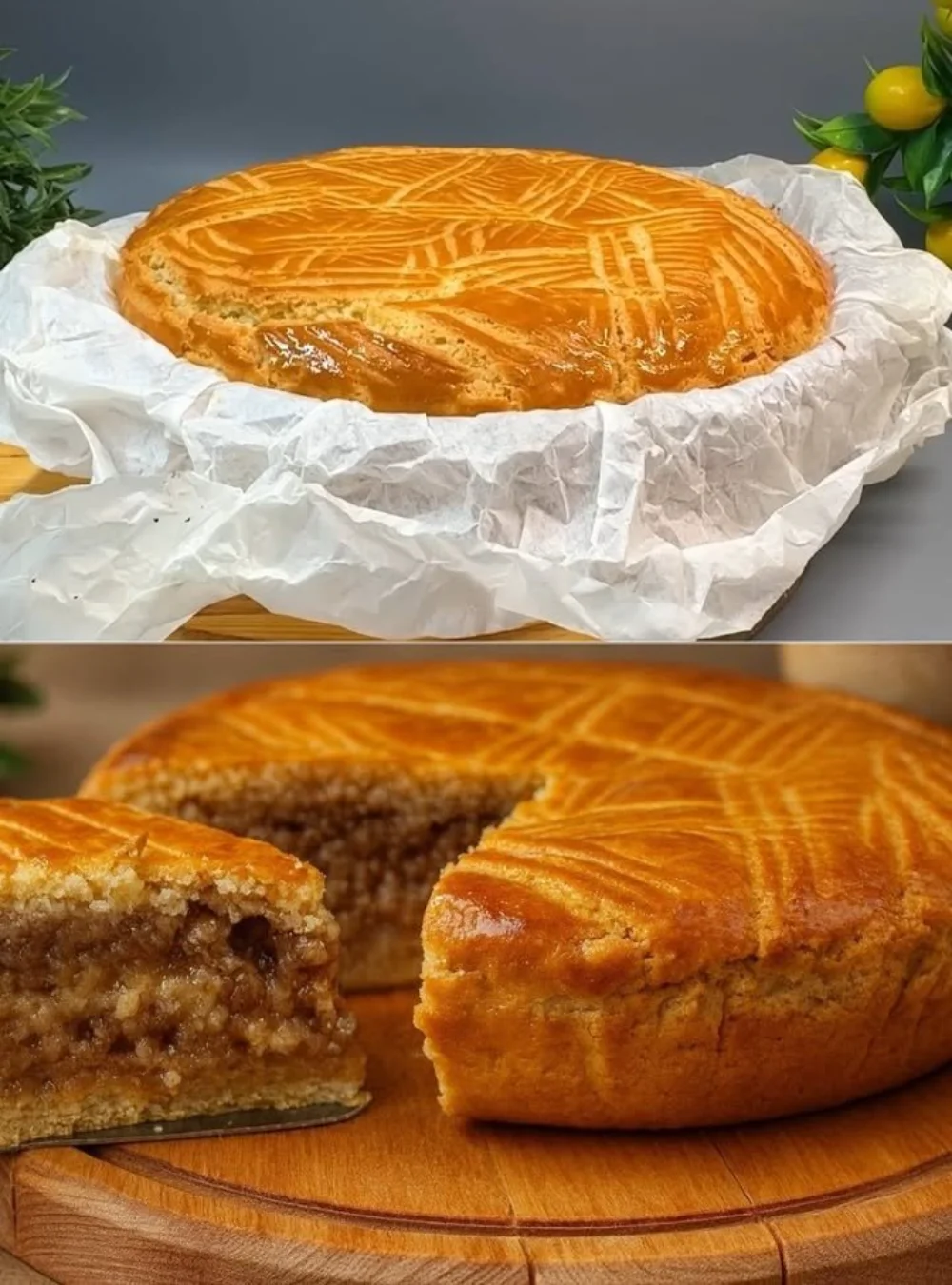 Ungarische Torte mit verlockender Füllung auf einem schönen Teller