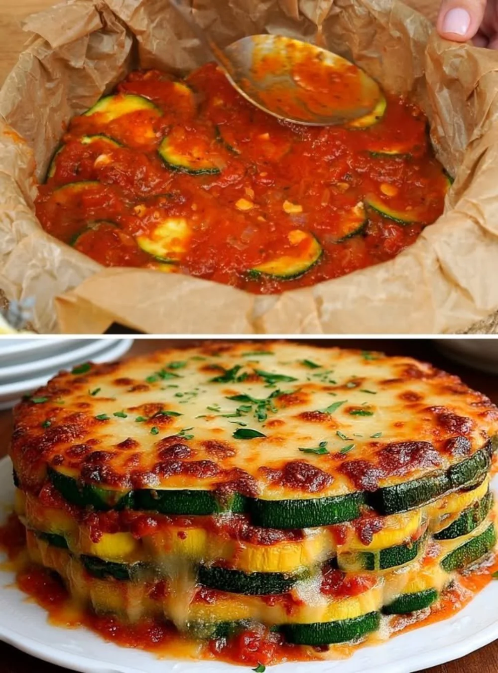 Leckeres Zucchini Rezept mit frischen Zutaten und einfachen Zubereitungsschritten.